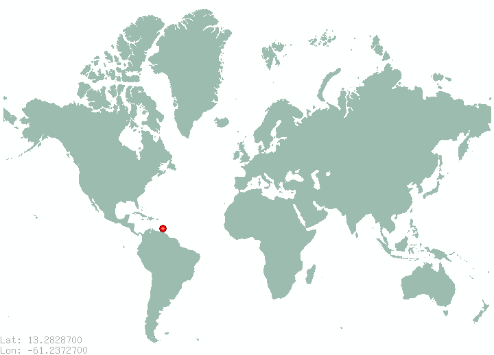 Sharpe's in world map
